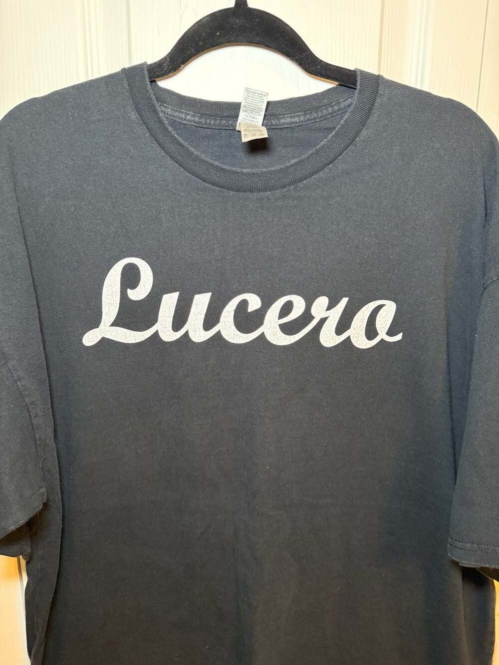 Gildan Ultra Cotton Lucero Band T-Shirt Black 2XL Tall